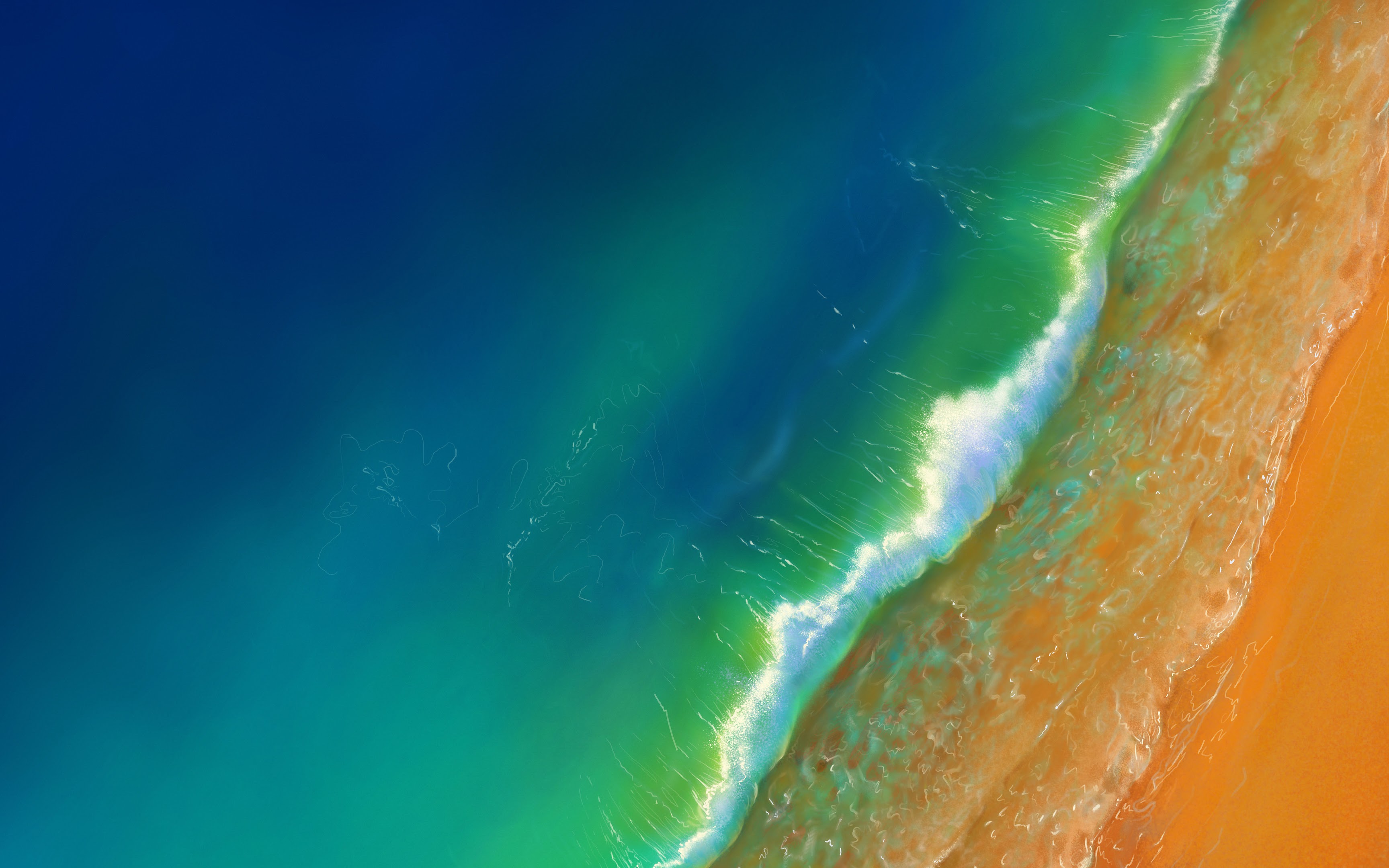 Ocean, Beach, Waves, Scenery, 4K, #183 Wallpaper PC Desktop