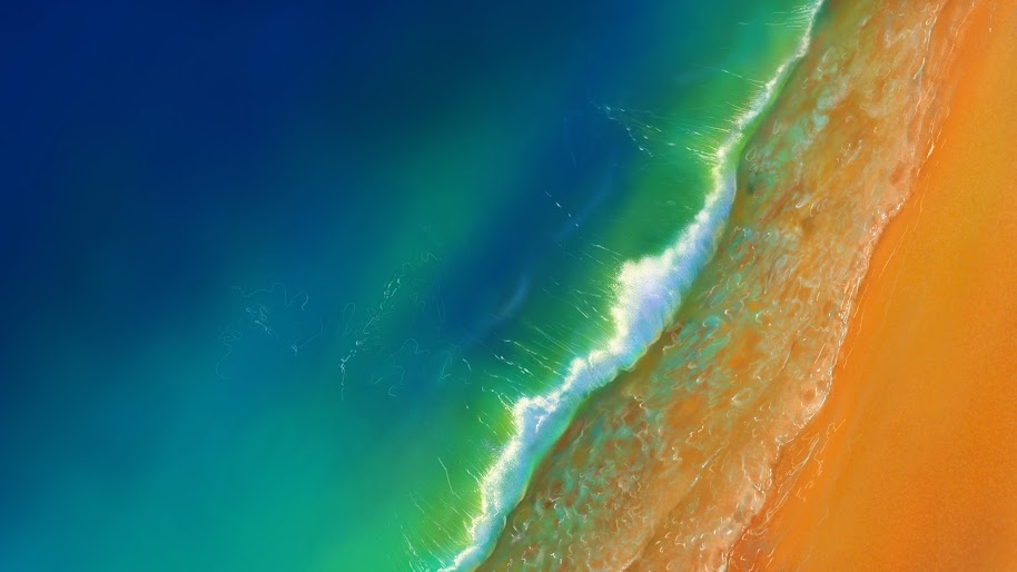 Ocean, Beach, Waves, Scenery, 4K, #183