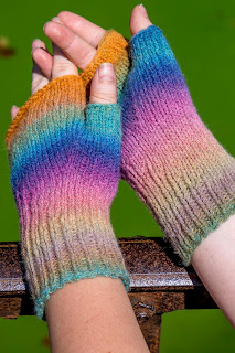 Rainbow Rib Mitts