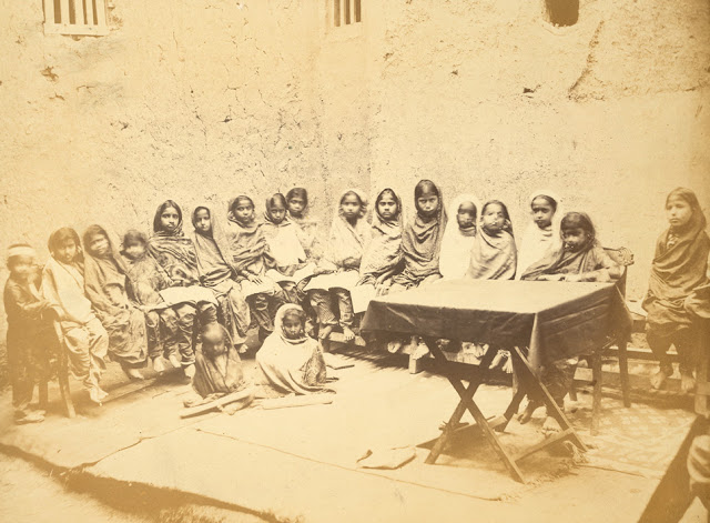 Photograph+of+a+girls%2527+school+at+Sindh+-+1873