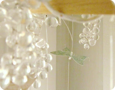DIY Mobile, butterfly mobile, hanging butterflies, Paper butterflies, How to make a mobile