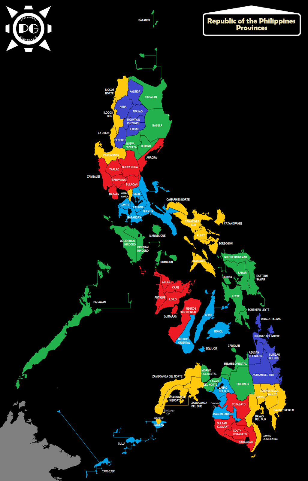 Philippines Political Map - Bank2home.com