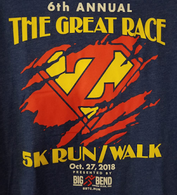 The sixth annual running of The Great Race 5K was hosted by the Big Bend Track Club in Perry, Florida on Saturday morning, 27 October 2018 The Great Race 5K 2018