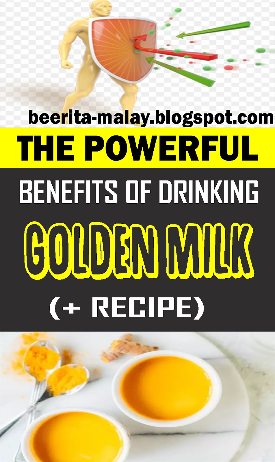 The Powerful Benefits Of Drinking Golden Milk (+ Recipe) HEALTH and WELLNESS