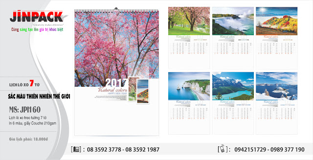 Mẫu lịch tết Phong Cảnh, mẫu lịch phong cảnh thế giới 2017 - 7