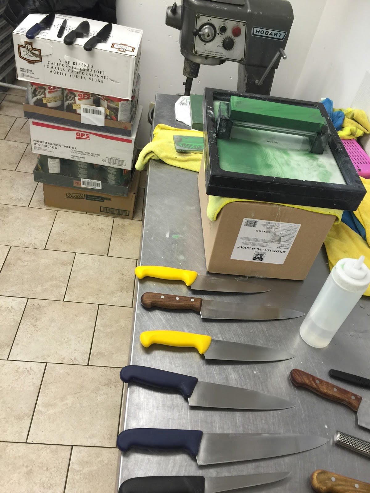 Knife Sharpening Using Traditional Methods Japanese sharpening