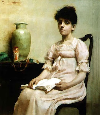 Femme Lisant ou Rêverie, Fanny Caillé Femme Lisant ou Rêverie, Fanny Caillé