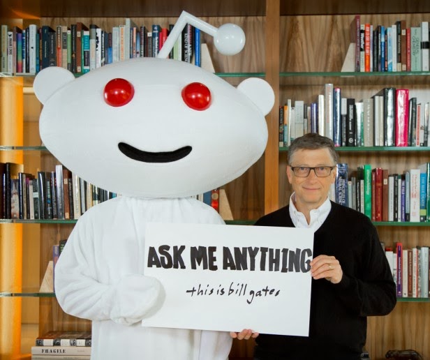 Bill Gates Talks With Reddit Users On Microsoft