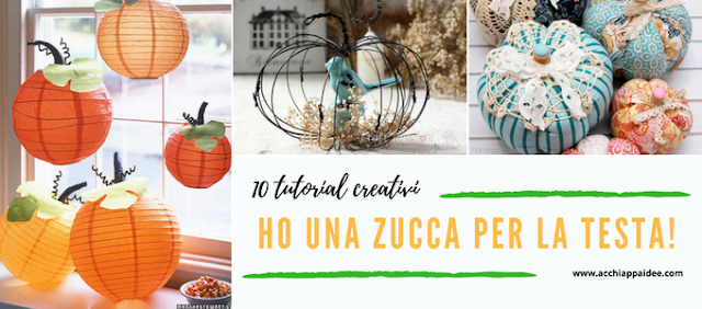 Titolo raccolta zucche creative e craft