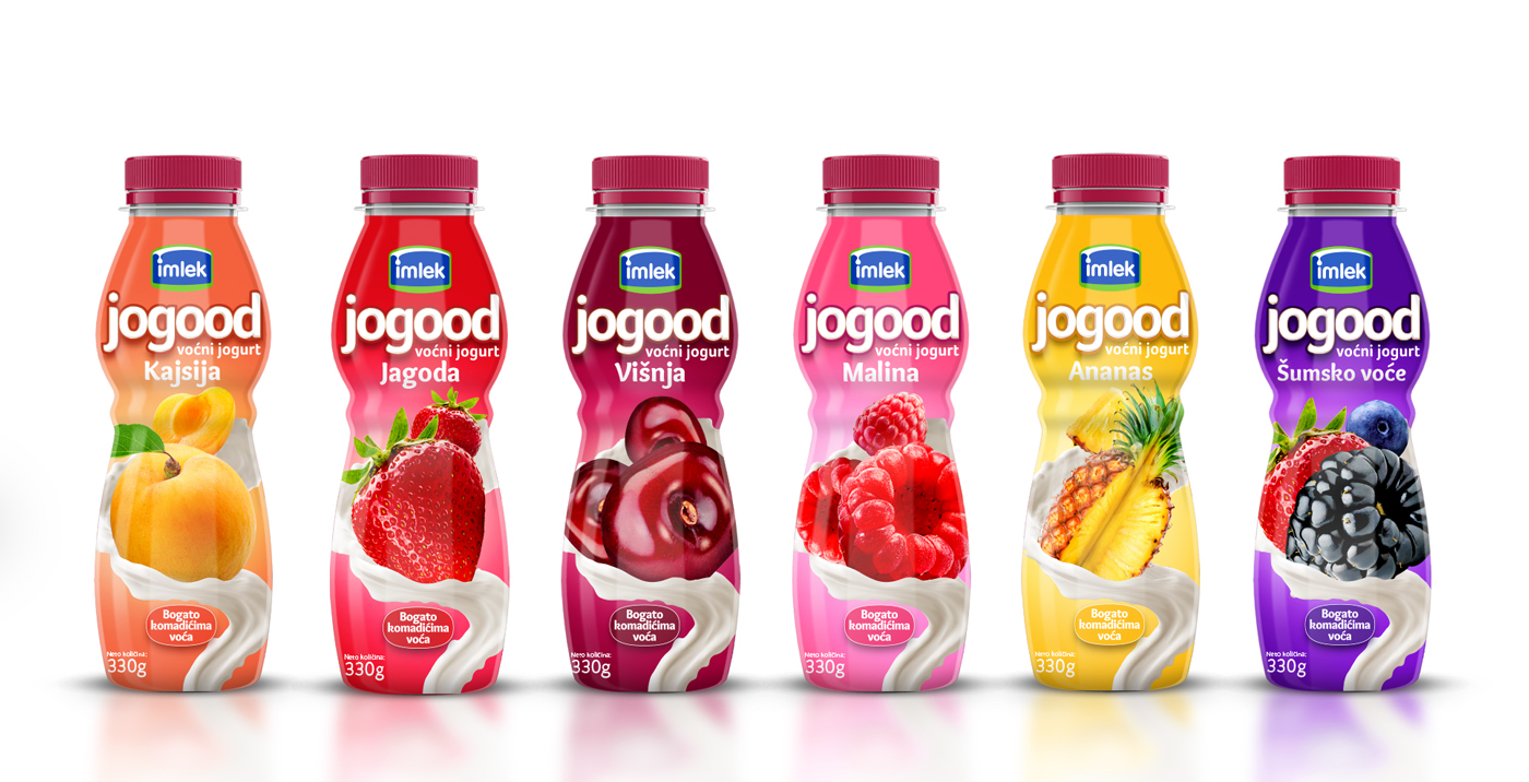 Imlek Jogood Fruit Yogurt on Packaging of the World - Creative Package