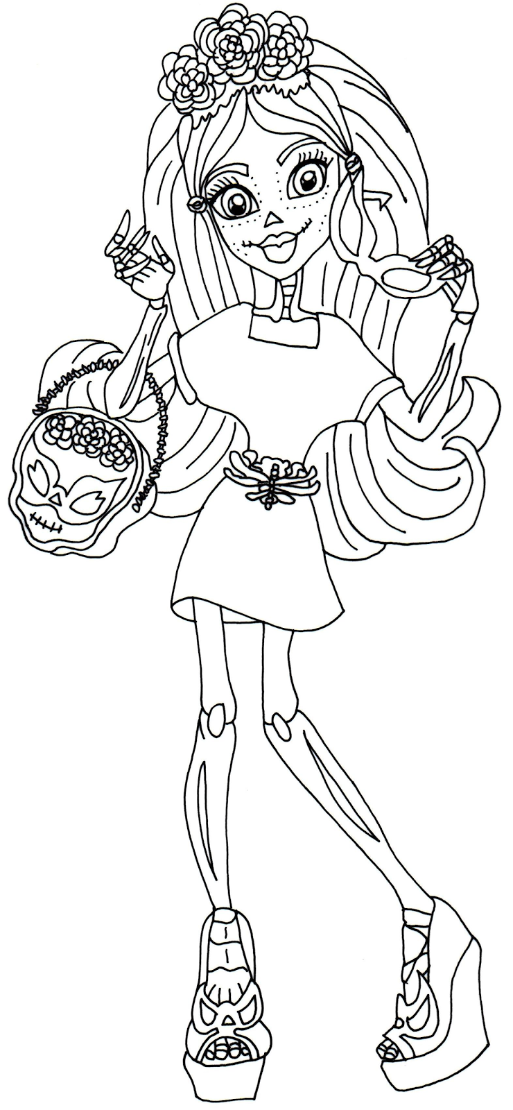 Free Printable Monster High Coloring Pages: April 2014