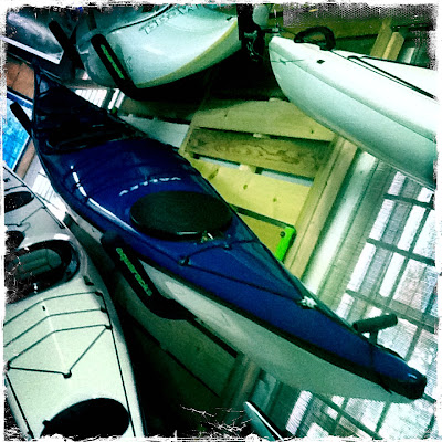 avocet captain valley blue over kayak