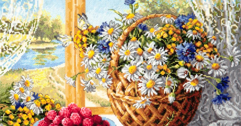 Схема летнее утро чудесная игла фото 755