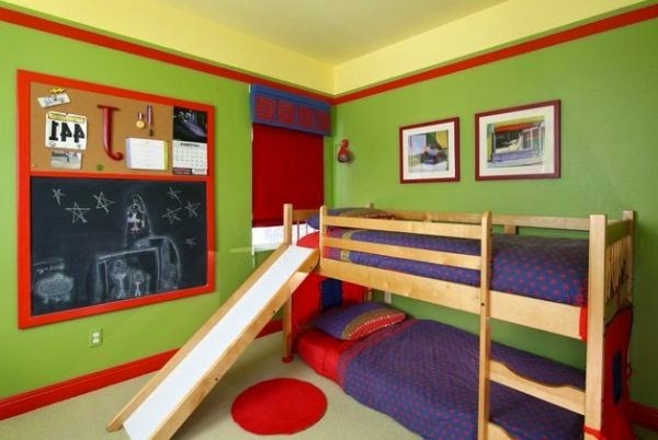 Kids bed with slide &#8211; amazing photos