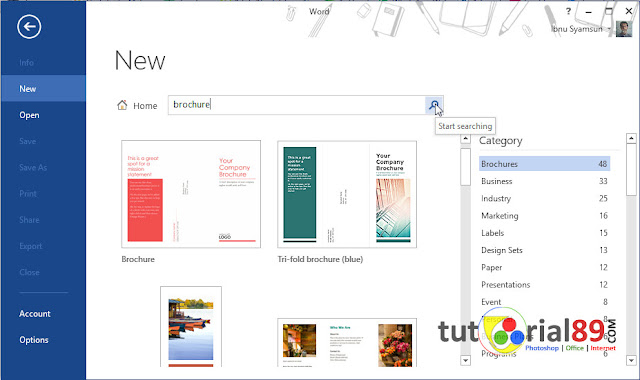 Cara mudah membuat brosur dengan Microsoft word