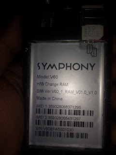 Symphony V60 1GB Ram Flash File Stock Firmware