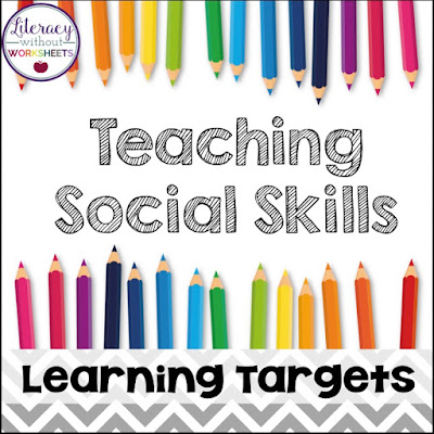 Even though I teach reading, I always incorporate a social skill learning target into our lesson. Learn more right here.