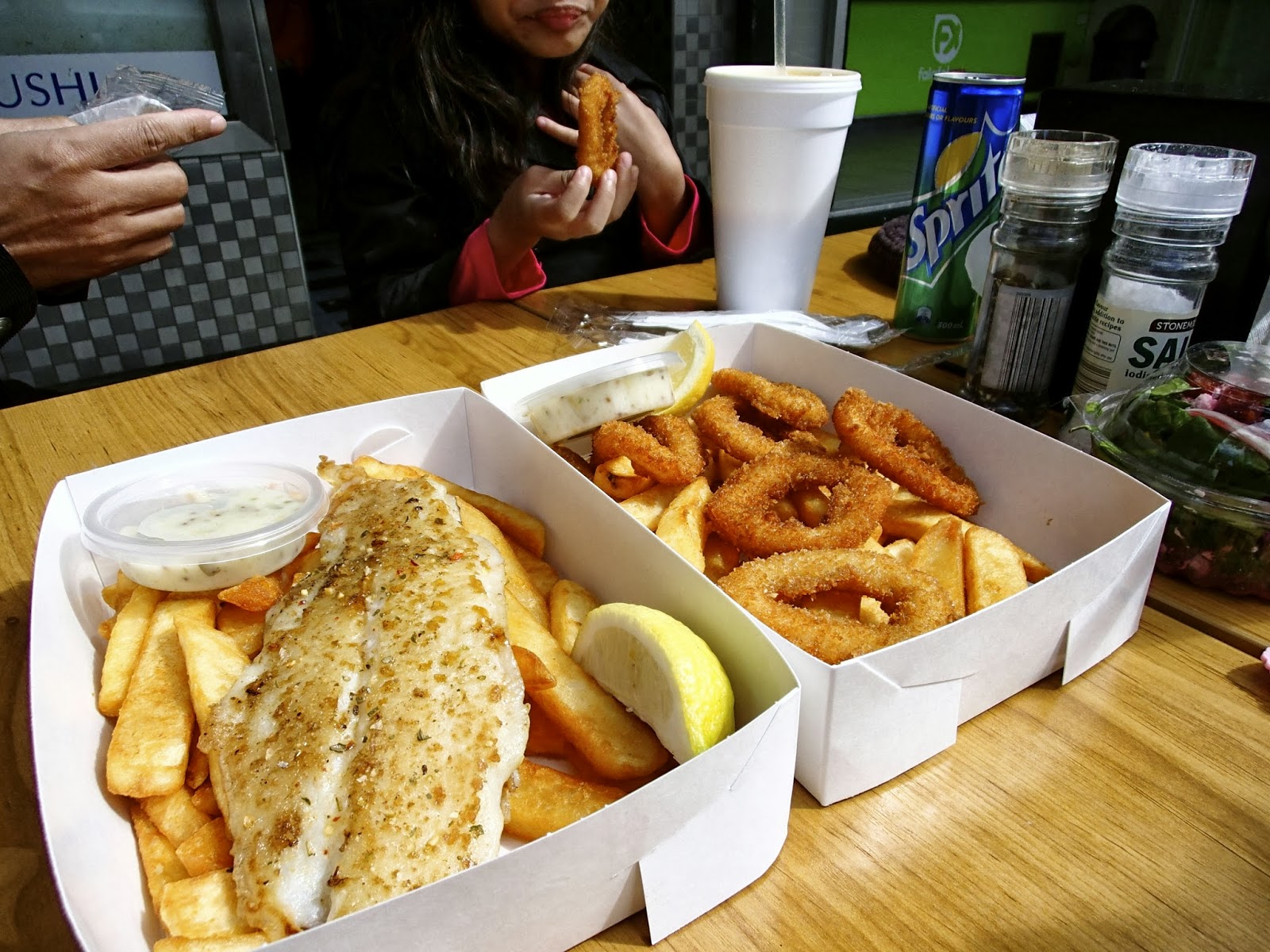 We Tell Sweet Stories Delicious Fish&Chips&Churros at St Kilda.