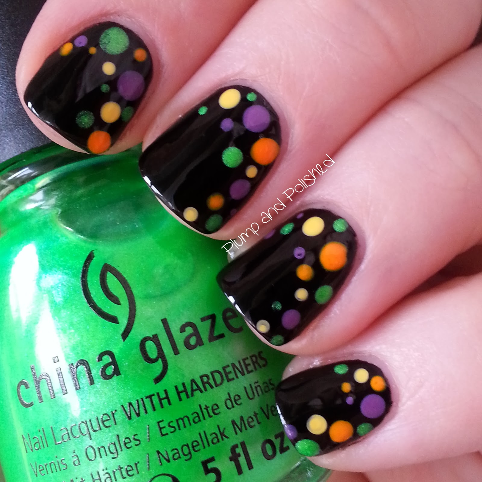 Plump and Polished: Falling for Nail Art: Halloween