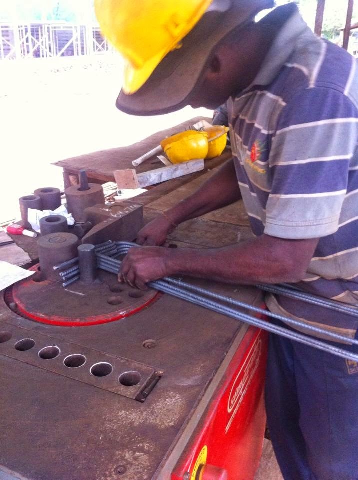 Learn civil engineering online Bar bending process