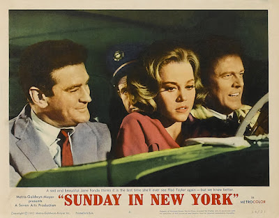 Sunday In New York 1963 Jane Fonda Rod Taylor Cliff Robertson Image 1