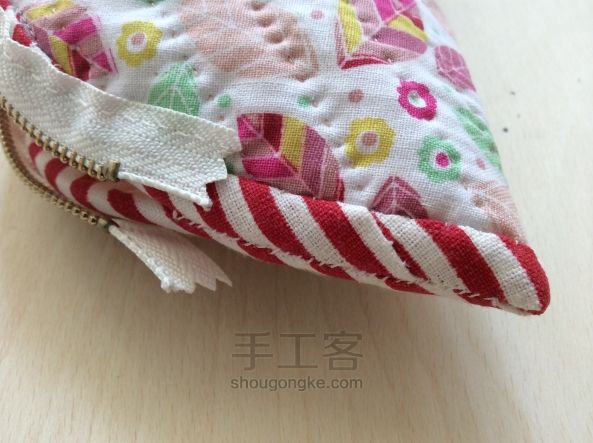 Handbag fabric with a zipper, "lamb". DIY step-by-step tutorial. Сумочка, мастер-класс