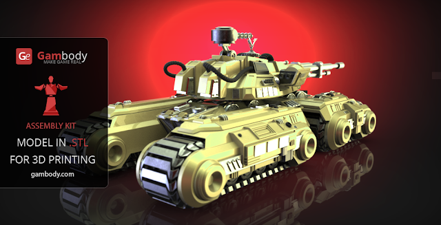 Mammoth Tank 3D print from Command and Conquer