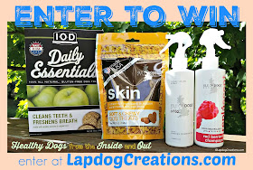 Giveaway of Isle of Dogs treats and grooming products