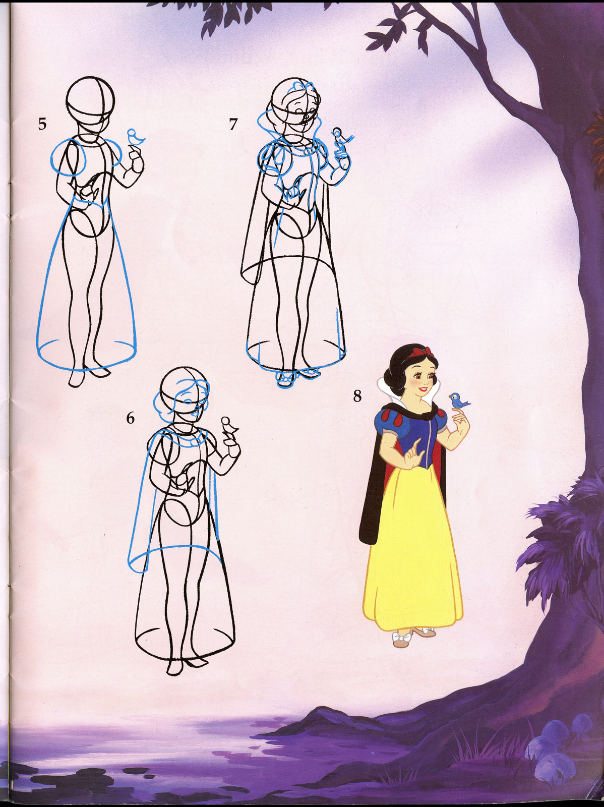 Filmic Light - Snow White Archive: 'How To Draw Snow White' Book