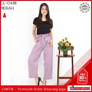 MNF302C108 Celana Cl Wanita 04811 Kotak Kerja Kulot 2019 BMGShop