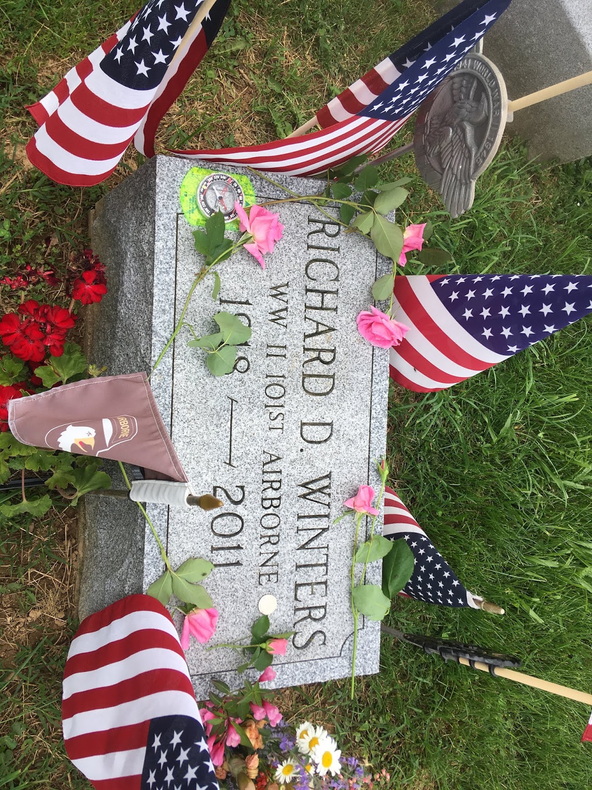 Life Fully Lived On Memorial Day Visiting the Grave of Major Richard