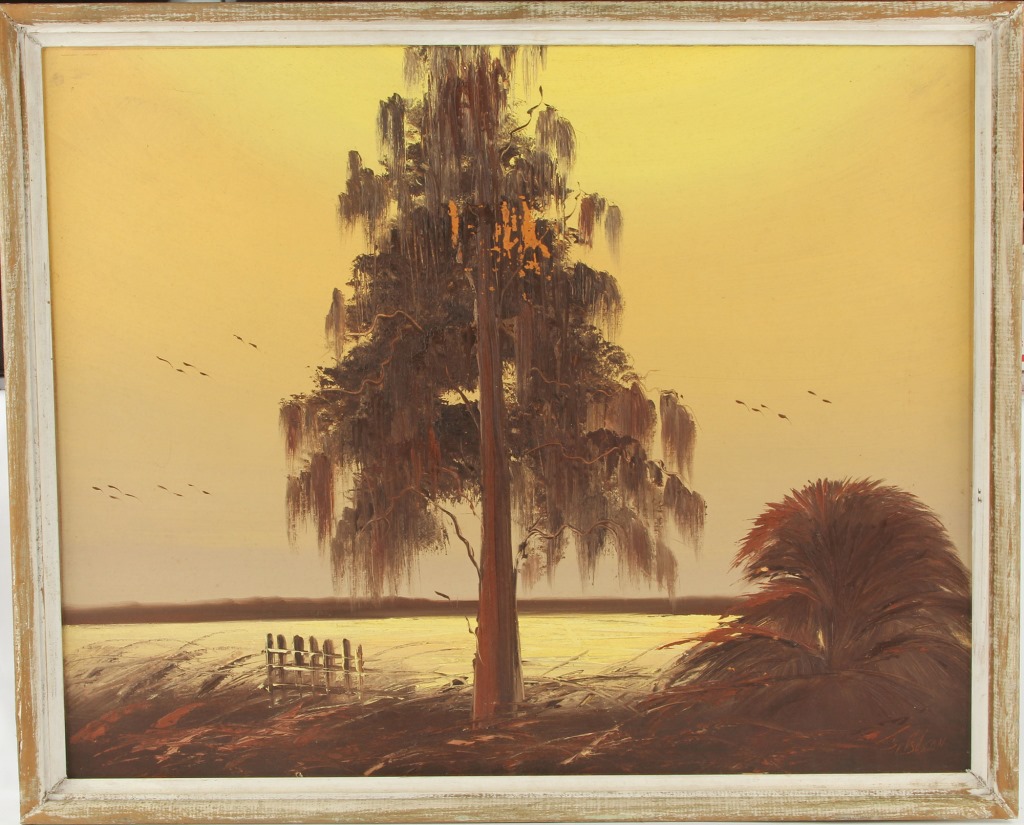 Florida Highwaymen Painting FLORIDA HIGHWAYMEN PAINTINGS ART AUCTION