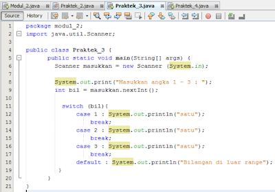Cara Membuat Program Mengunakan Pernyataan Switch Case Pada Java ...