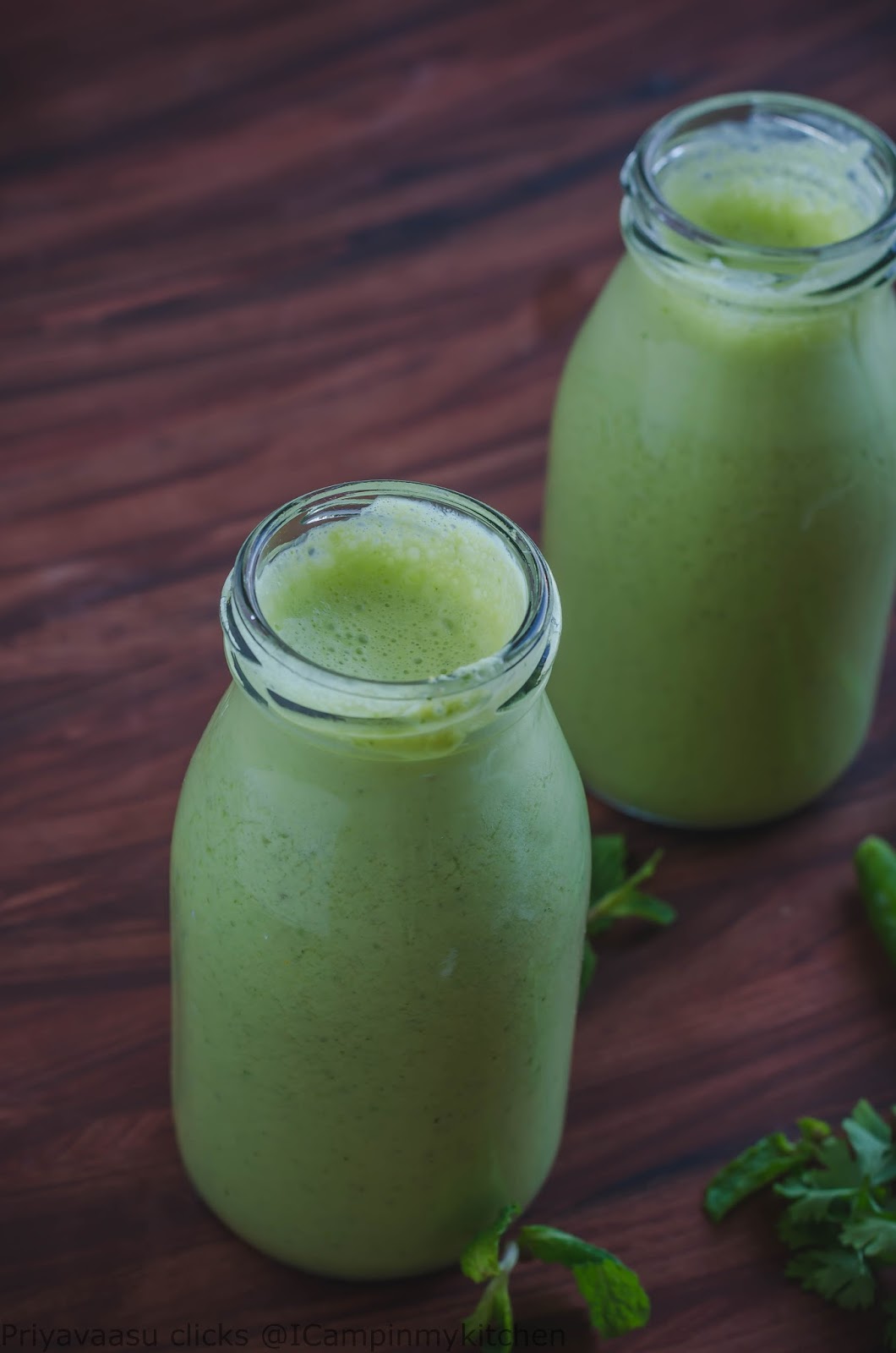 Fresh Turmeric and herbs Yogurt Smoothie/Fresh turmeric lassi I camp