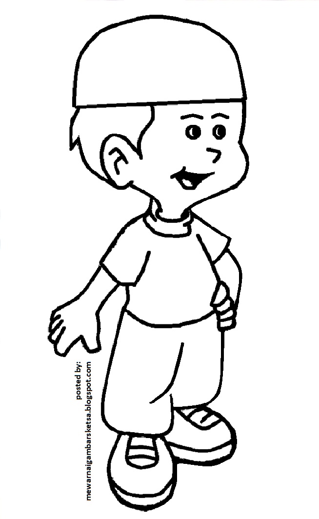 19+ Sketsa Gambar Kartun Cowok, Terpopuler!