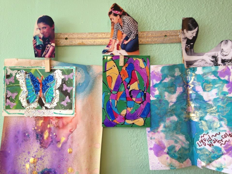 Art ala Carte PDX Ways to display your kiddos art