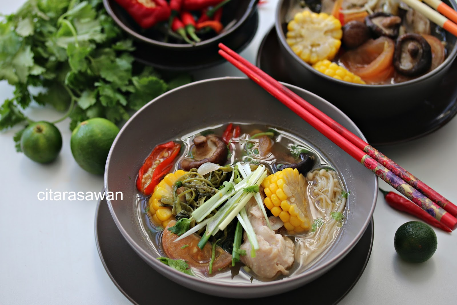 Sup Ayam Cendawan Thai ~ Resepi Terbaik