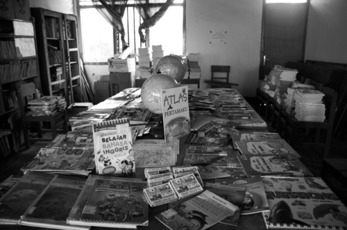 Rinjani Perpustakaan pertama Book for Mountain di kaki Gunung Rinjani Lombok