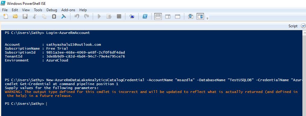 All about SQLServer: Query Azure SQL database tables using U-SQL
