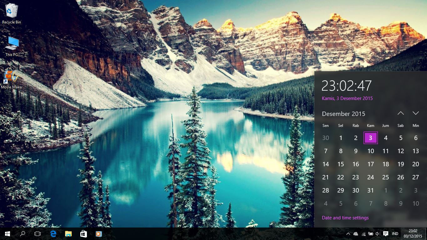 Beautiful Lakes Theme For Windows 7/8/8.1 and 10 - Save Themes