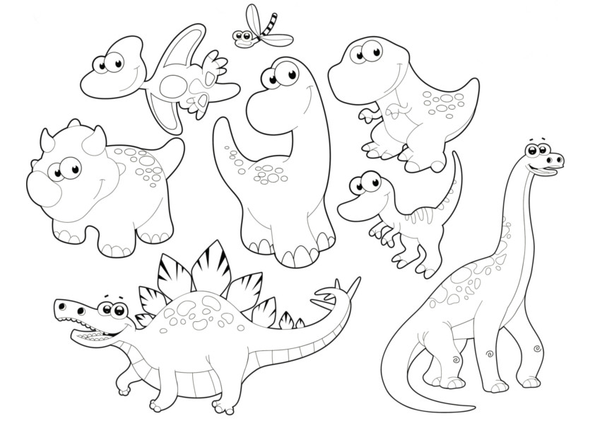 2000 Gambar Dinosaurus Lucu Untuk Diwarnai HD Paling Baru 2000 Gambar Dinosaurus Lucu Untuk Diwarnai HD Paling Baru