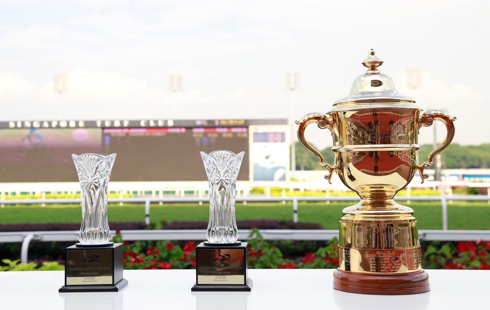 Celebrating The Queen Elizabeth II Cup at Singapore Turf Club