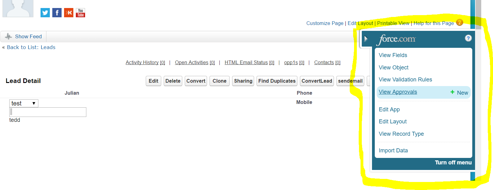 Salesforce Globe For You - Salesforce Shorts : Enable/Disable Force.com ...