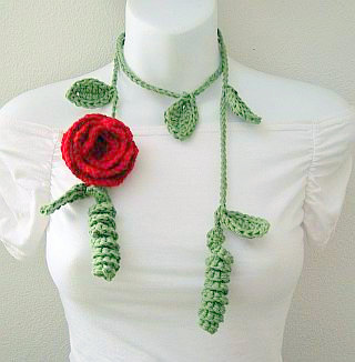 lariat necklace crochet pattern crochet jewellery
