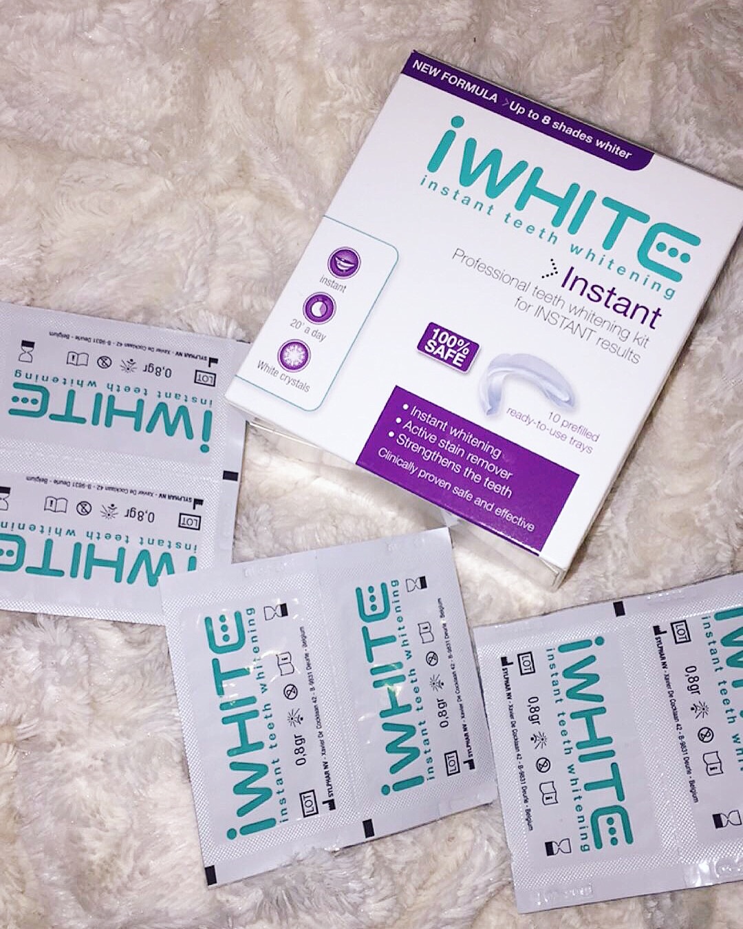 iWhite instant teeth whitening kit Review Rebekah with Love