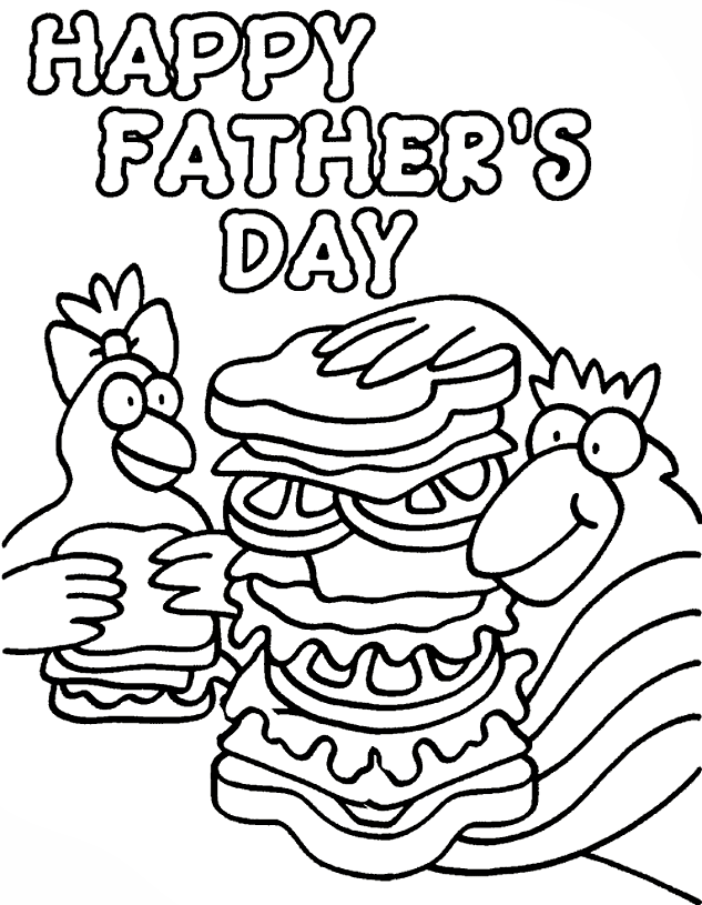 fahers day coloring pages - photo #15