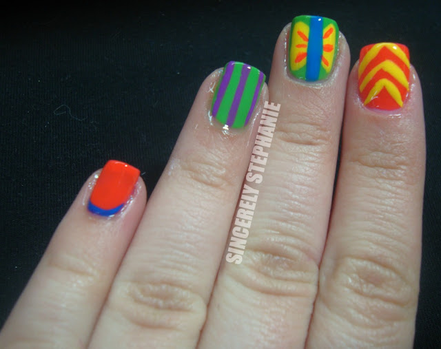 neon-skittles-nail-art