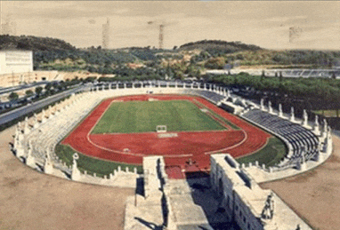 Stadio dei Marmia then now