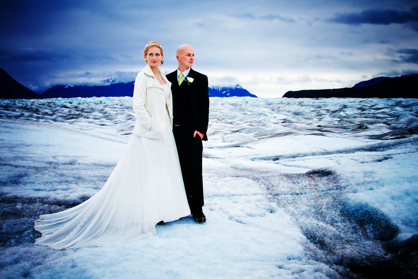 Robot Banjo Alaskan Glacier Wedding Tuesday October 4 2017