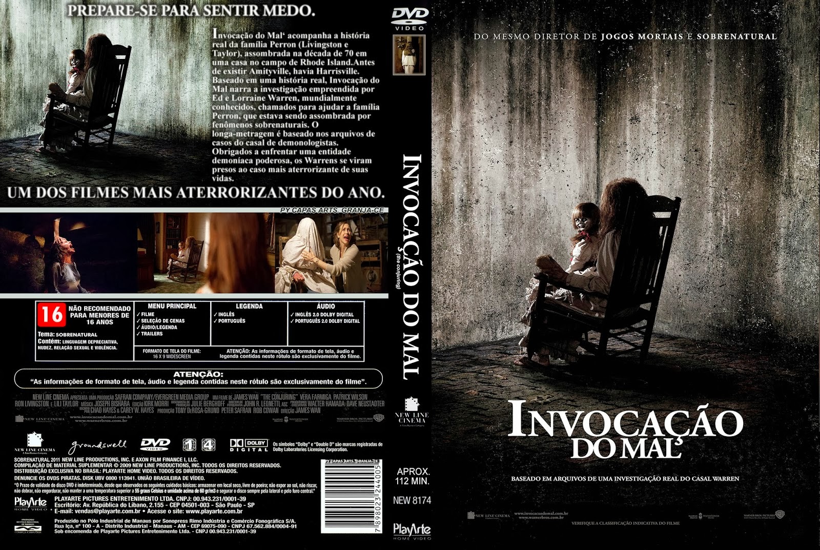 Capa do Filme - Invocação do Mal ~ Sam Capes
